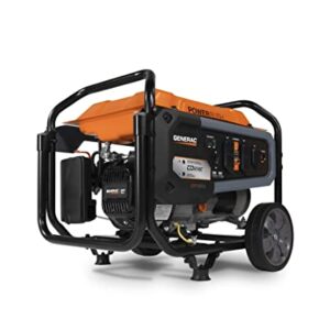 Generac 7721 GP3600 3,600-Watt Gas-Powered Portable Generator - COsense Technology - Powerrush Advanced Technology - Reliable Power for Emergencies and Recreation - 49 State Compliant