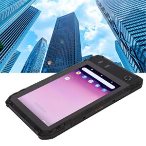 8 Inch Rugged Tablet, 1280 x 800 IPS Touch Screen, 4GB RAM 64GB ROM, Android11, 10000mAh Battery, BT 5.0, WiFi, with NFC Function, 4G Dual SIM, IP68 Waterproof, Black