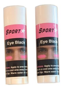 sportstar eye black - pink regular applicator (2-pack)