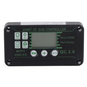 Solar Panel Kit, 50W Solar Panel Charger Monocrystalline Silicon 30A Charge Controller Solar Panel Kit for RV Marine Boat