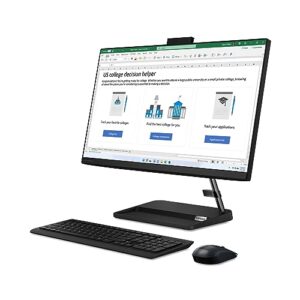 lenovo ideacentre aio 3 - (2023) - all in one desktop computer - 23.8" fhd - 720p hd built in camera - windows 11-16gb memory - 256gb storage - amd ryzen 3 7330u - mouse & keyboard included