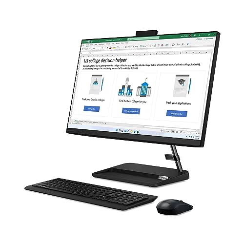Lenovo IdeaCentre AIO 3 - (2023) - All in One Desktop Computer - 23.8" FHD - 720p HD Built in Camera - Windows 11-16GB Memory - 256GB Storage - AMD Ryzen 3 7330U - Mouse & Keyboard Included