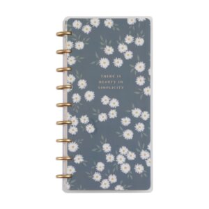 happy planner skinny classic 12-month planner-made to bloom; july '23 - june '24