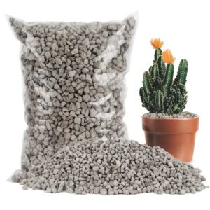 sukh horticultural pumice stone - pumice stone for plants succulent cactus bonsai orchid soil amendment 410g