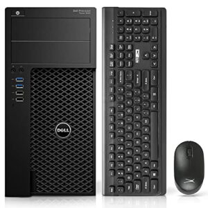 dell precision 3620 tower computers desktop pc,i7-7700 3.6ghz,32gb ddr4 1tb m.2 nvme ssd+2tb hdd,ax200 built-in wifi 6,windows 10 pro,hdmi dual monitor support,altec wireless keyboard mouse(renewed)
