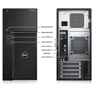 Dell Precision 3620 Tower Computers Desktop PC,i7-7700 3.6GHz,32GB DDR4 1TB M.2 NVMe SSD+2TB HDD,AX200 Built-in WiFi 6,Windows 10 Pro,HDMI Dual Monitor Support,Altec Wireless Keyboard Mouse(Renewed)