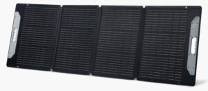 solar panels, volcan foldable portable solar panel 120w 20.9v with high-efficiency monocrystalline solar cells, ideal for power stations outdoor solar generators