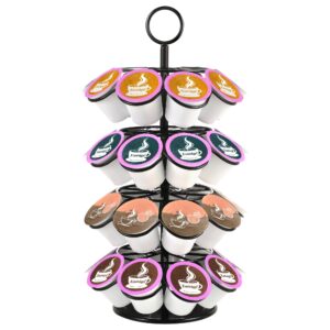 eastsign coffee pod holder, coffee pod organizer compatible with 36 k-cup pods, coffee pod holder for counter, detachable organizer for countertop, spins 360-degrees
