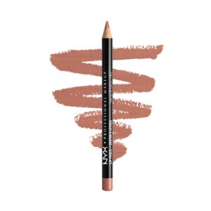 NYX PROFESSIONAL MAKEUP Mechanical Eyeliner Pencil, White and Slim Lip Pencil, Long-Lasting Creamy Lip Liner - Peakaboo Neutral