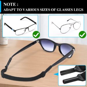 NETTEMPT Glasses Straps, Adjustable Eyewear Retainer - No Tail Sunglasses Strap For Men's Glasses Straps (2pcs 13inch)