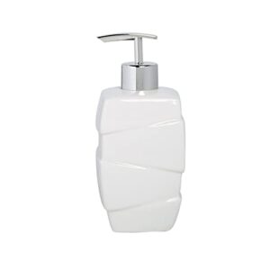 Soap Pump Dispenser Bathroom Ceramics Shampoo Liquid Soap Dispenser Shower Gel Kitchen Bottle Lotion Home Portable Pump Soap Foam Fixture Bottles Dispenser (Color : E)