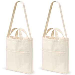 Lily queen Canvas Tote Bag for Women Aesthetic Shoulder Bags 2pcs