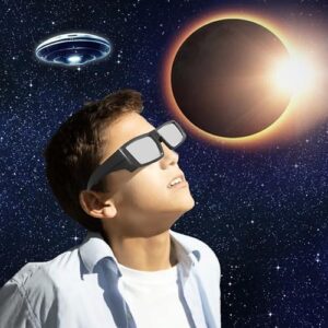 Solar Eclipse Glasses Approved 2024 in Durable Plastic Frame, NASA Approved and CE & ISO Certified (6 Pack Adult)