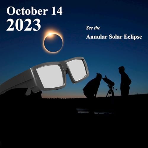 Solar Eclipse Glasses Approved 2024 in Durable Plastic Frame, NASA Approved and CE & ISO Certified (6 Pack Adult)