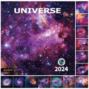 2024 wall calendar,calendar 2024, november 2023 - december 2024, wall calendar universe, 12" x 24" opened,full page months thick & sturdy paper for gift perfect calendar organizing & planning