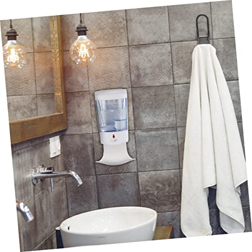 CALLARON 2pcs Water Tray Plastic Cup Holder Liquid Hand Soap Wall Soap Dispenser Automatic Soap Dispenser Tray Fabric Softener Drip Tray Container Foam Floor Laundry Abs Hand Use White Beer