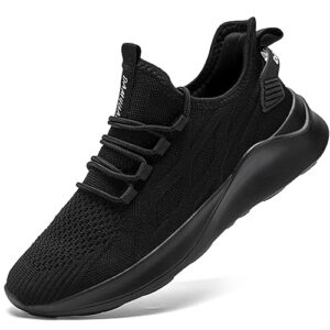 zmbcyg tennis shoes for women running shoes lightweight non slip sneakers for women walking workout black womens size 8