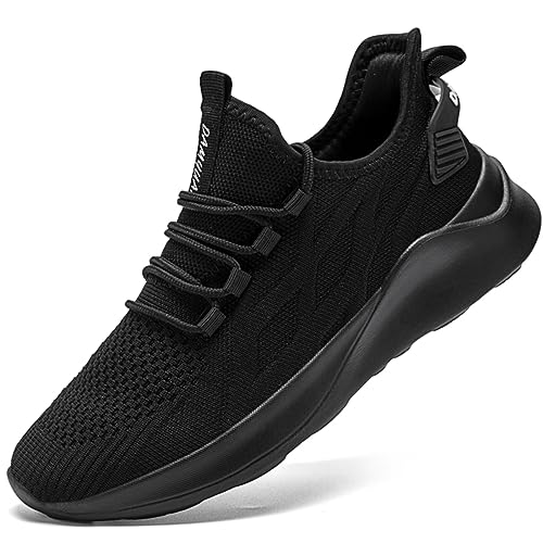 ZMBCYG Tennis Shoes for Women Running Shoes Lightweight Non Slip Sneakers for Women Walking Workout Black Womens Size 8