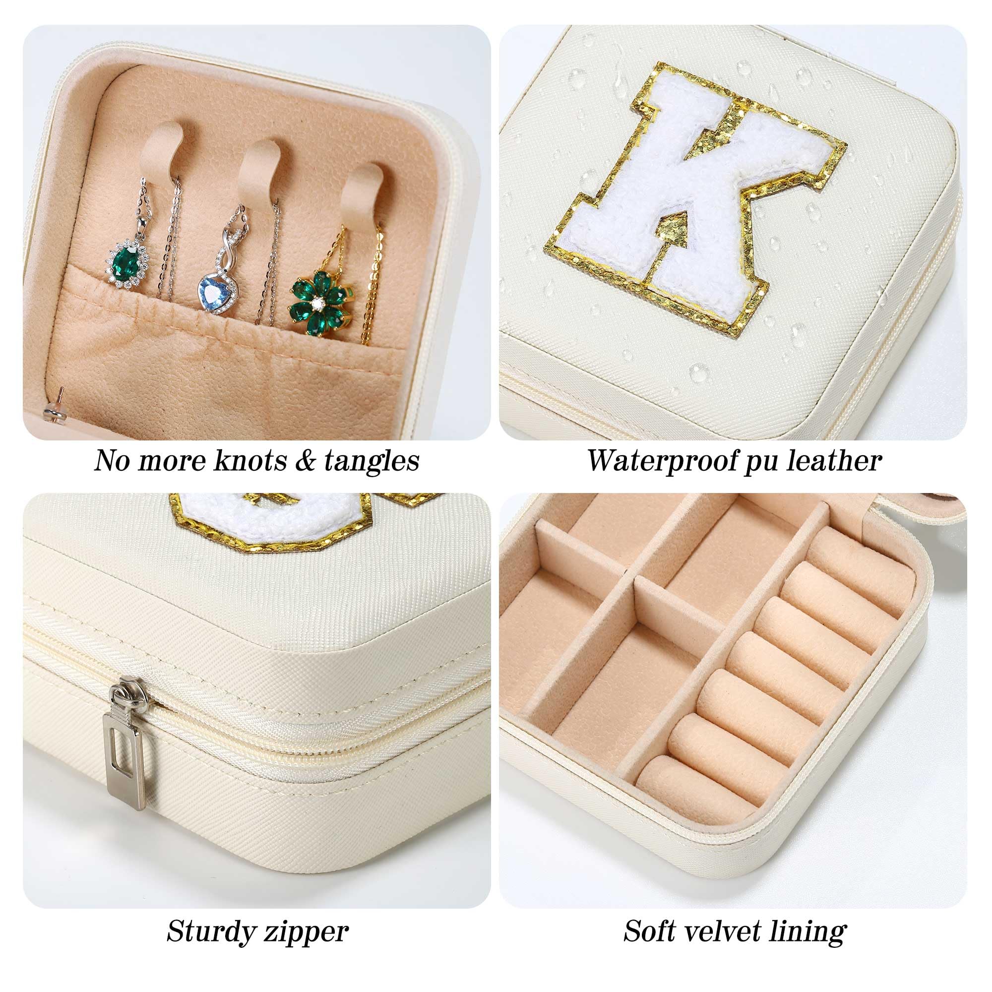 Parima Trendy C Jewelry Case - Teen Travel Accessories, Jewelry Box for Girls' Birthday Gifts