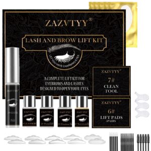 brow lamination kit,lash lift and eyebrow lamination kit,professional brow & lash perm kit,fuller & thicker brows long-lasting for 6-8 weeks,instant lifting and curling,suitable for salon & home use