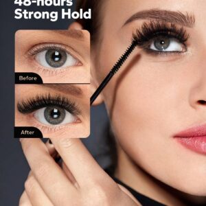 Komoko Lash Bond and Seal (10ml), Cluster Lash Glue for Individual Cluster Lashes, Bond and Seal Lash Glue Super Strong Hold and Long Lasting 48-72 Hours, Waterproof Eyelash Glue & Lash Extension Glue