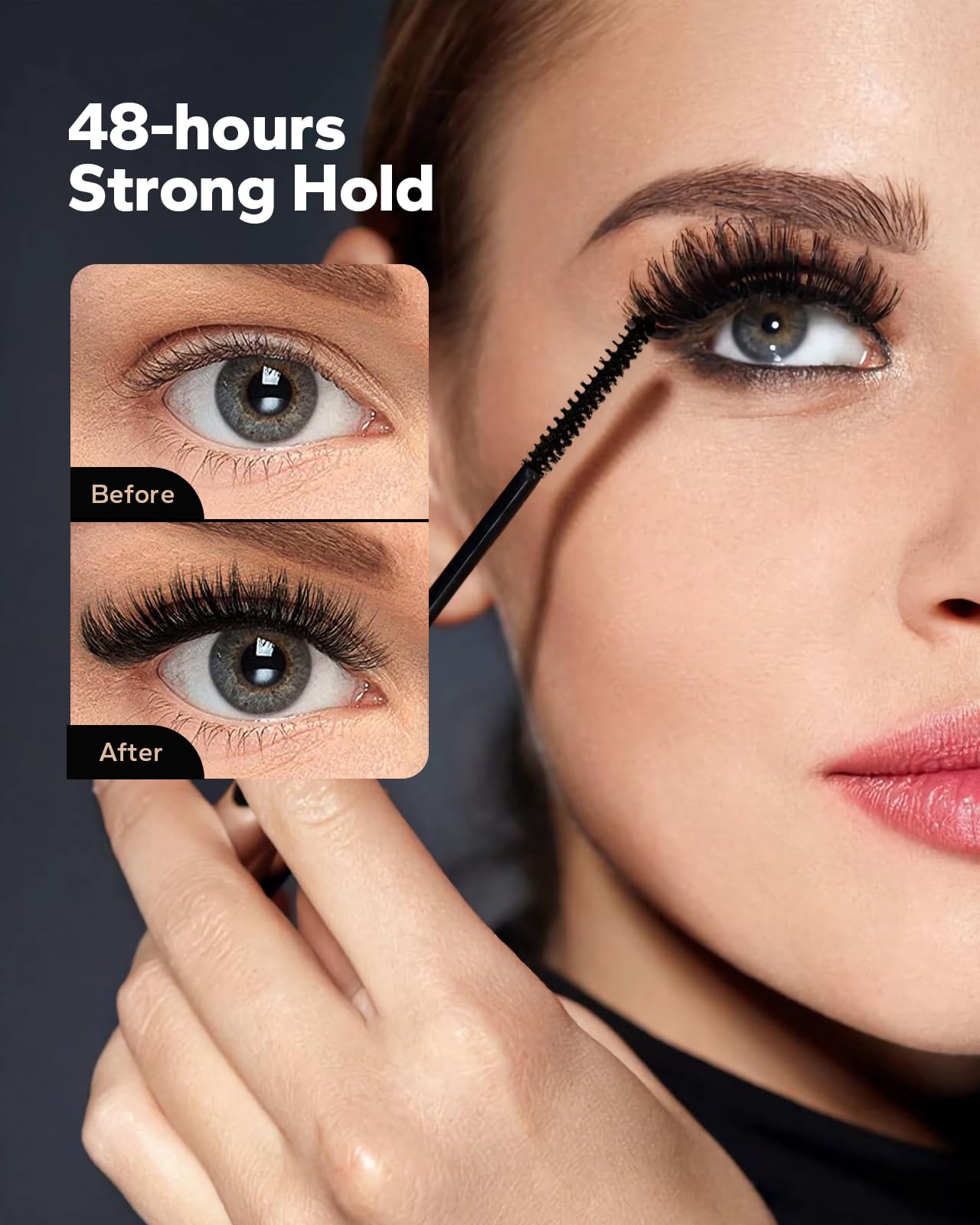 Komoko Lash Bond and Seal (10ml), Cluster Lash Glue for Individual Cluster Lashes, Bond and Seal Lash Glue Super Strong Hold and Long Lasting 48-72 Hours, Waterproof Eyelash Glue & Lash Extension Glue