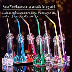 smosun Cocktail Glasses,Martini Glasses,Margarita Glasses,Red Wine Glasses,Glass,Highly Simulated Wine Glasses,Perfect for Family Gatherings, Parties, Bars, Nightclubs,Women's Night