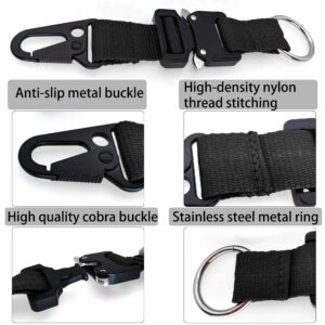 WCALULEG Crossbody Sling Bag, Conceal Carry Gun Bag and military keychain