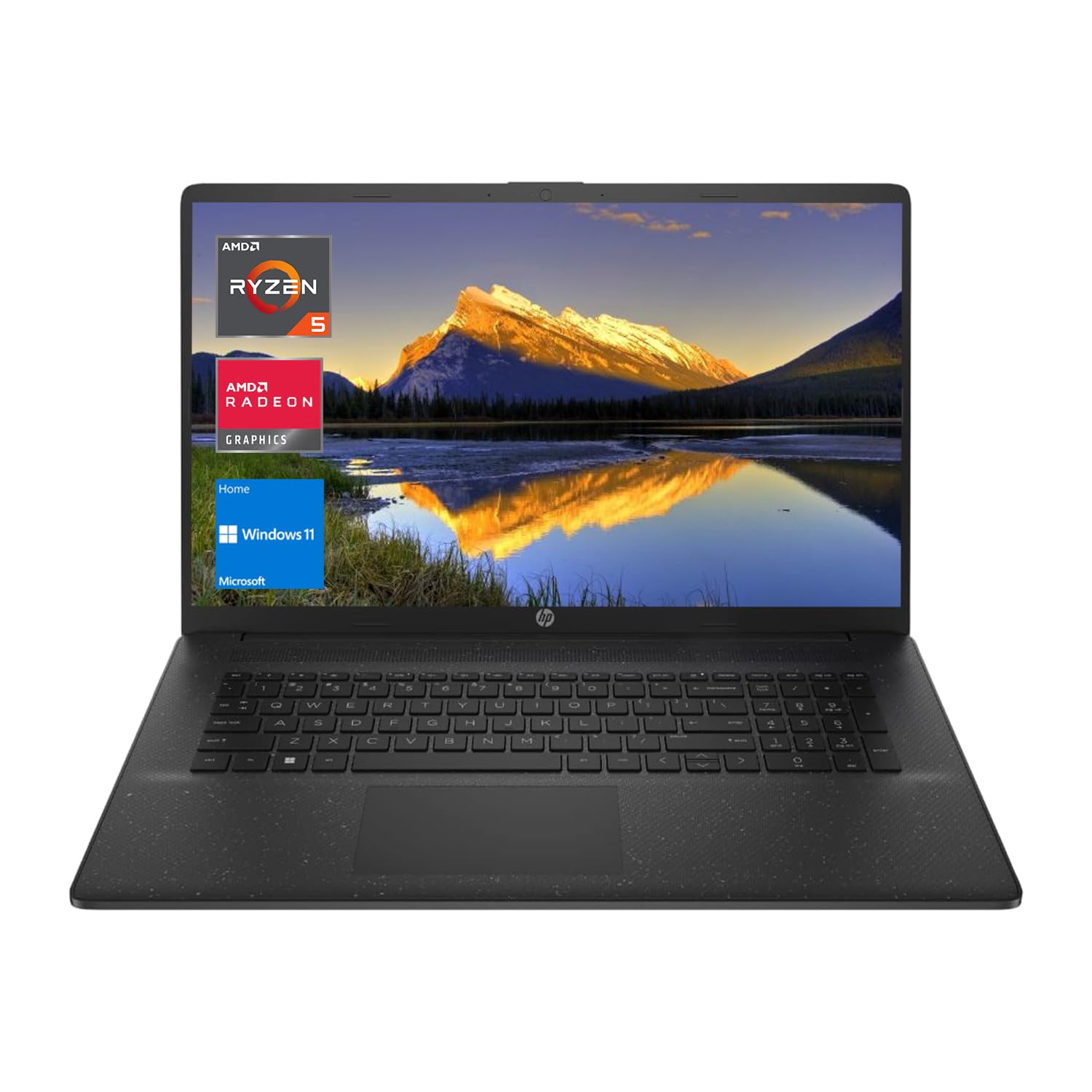 HP 2023 Newest 17 Laptop, 17.3" FHD Display, AMD Ryzen 5 7530U Processor (Beat i7-1165G7), 32GB RAM, 2TB PCIe SSD, Webcam, HDMI, Wi-Fi 6, Bluetooth, Windows 11 Home, Black