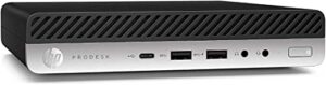 hp prodesk 600g4 micro desktop computer | hexa core intel i5 (3.2) | 8gb ddr4 ram | 250gb ssd solid state | windows 11 professional | home or office pc (renewed)