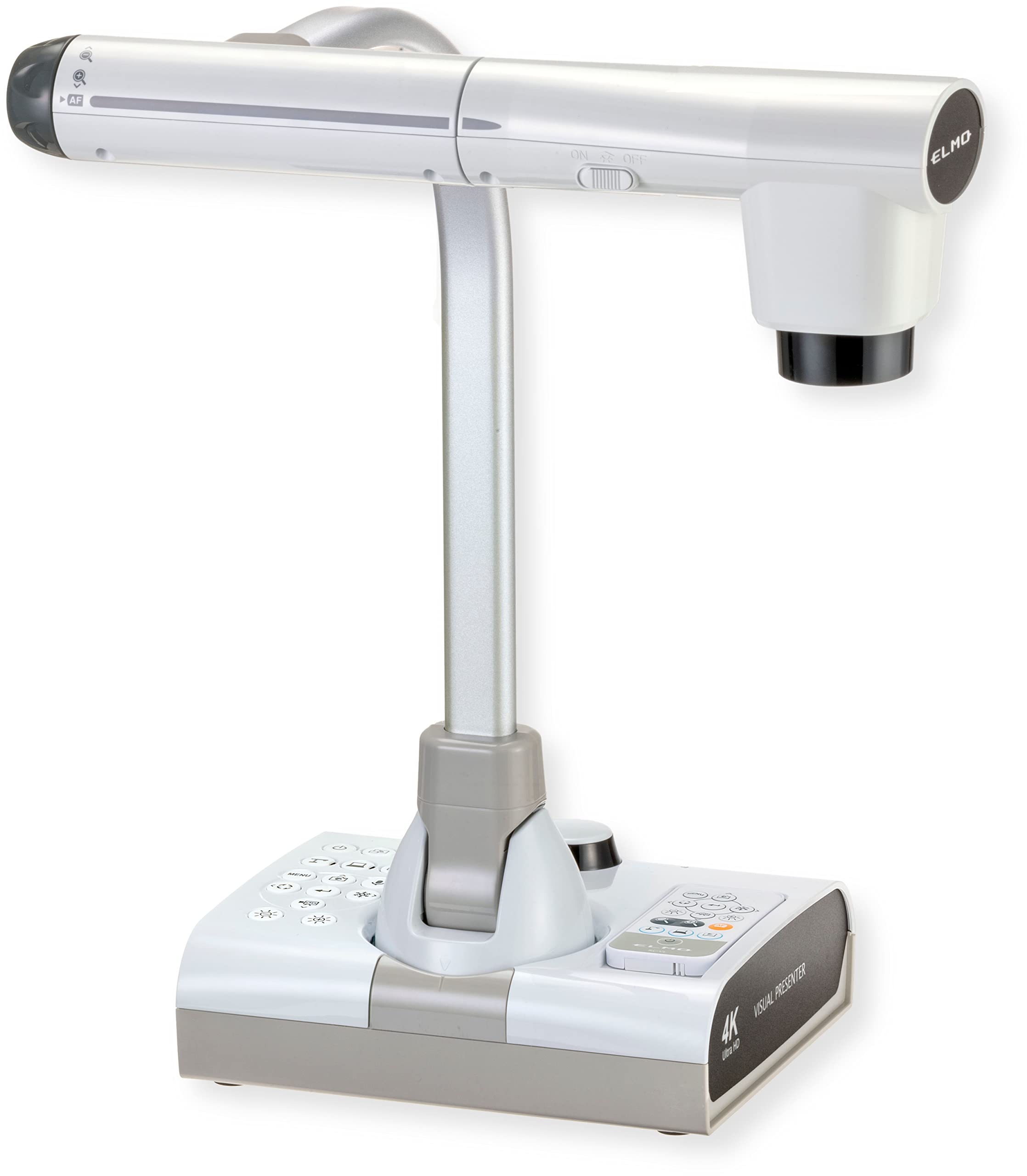 Elmo 1380 Model TT-12G Interactive Document Camera, 4K Ultra HD, 12MP 1/2.3" Image Sensor, 12x Optical Zoom, 16x Digital Zoom, Built-in SD Card Slot, Multiple Outputs, Replaced 1378 Model TT-12F