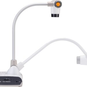 Elmo 1380 Model TT-12G Interactive Document Camera, 4K Ultra HD, 12MP 1/2.3" Image Sensor, 12x Optical Zoom, 16x Digital Zoom, Built-in SD Card Slot, Multiple Outputs, Replaced 1378 Model TT-12F