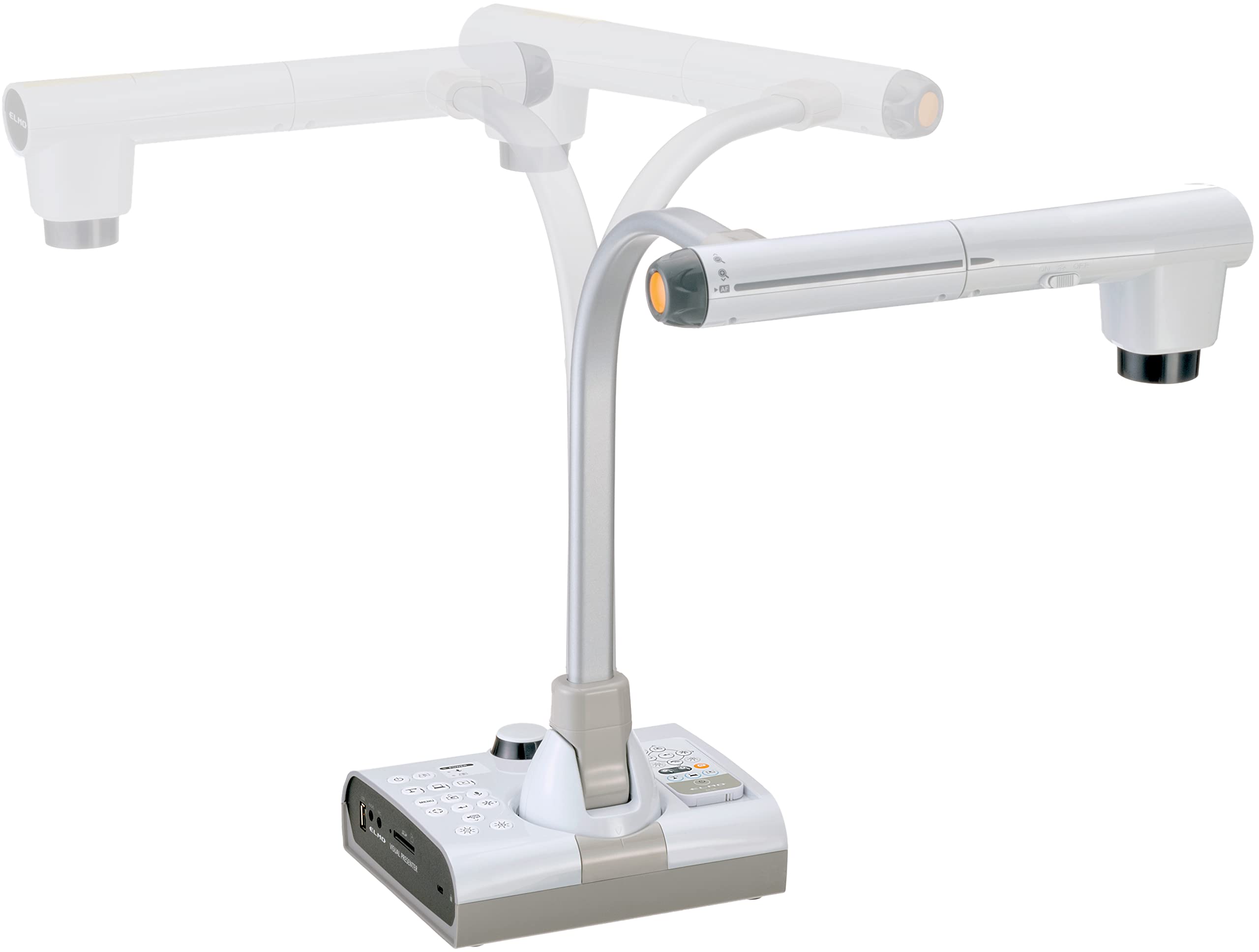 Elmo 1380 Model TT-12G Interactive Document Camera, 4K Ultra HD, 12MP 1/2.3" Image Sensor, 12x Optical Zoom, 16x Digital Zoom, Built-in SD Card Slot, Multiple Outputs, Replaced 1378 Model TT-12F