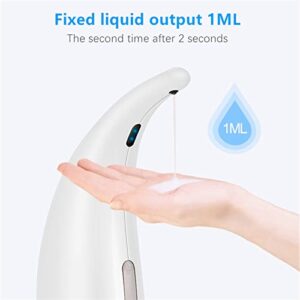 Soap Pump Dispenser Bathroom 300ML Soap Dispenser Automatic Liquid Soap Dispenser Infrared Smart Sensor Kitchen Touchless Foam Shampoo Dispensers Bottles Dispenser (Color : E)