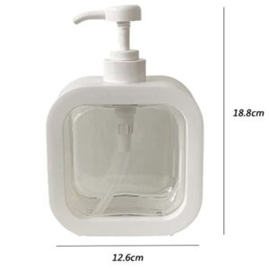 Soap Pump Dispenser 500ml Foam Pump Bottle Press Bottle Body Milk Bottle Shower Gel Emulsion Soap Pump Shampoo Dispenser Lotion Perfume Bottle Bottles Dispenser