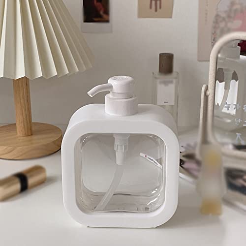 Soap Pump Dispenser 500ml Foam Pump Bottle Press Bottle Body Milk Bottle Shower Gel Emulsion Soap Pump Shampoo Dispenser Lotion Perfume Bottle Bottles Dispenser