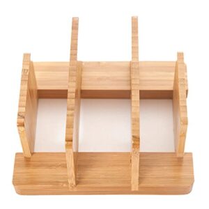 gzlt cutting board organizer for cabinet,pot lid holder,bamboo