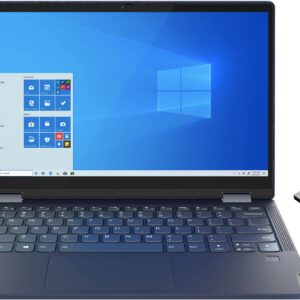 LENOVO Yoga 6 2-in-1 Laptop 2022 | 13.3 inch FHD Touchscreen | AMD Ryzen 5 4650U Radeon Graphics | 8GB DDR4 512GB NVMe SSD | Wi-Fi 6 Windows 11 Pro | Fingerprint Backlit Keyboard | TLG 32GB USB