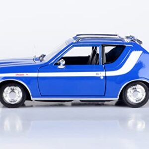 Motormax 1974 AMC Gremlin X 1:24 Scale Diecast Model Forgotten Classics Series 79045 Blue