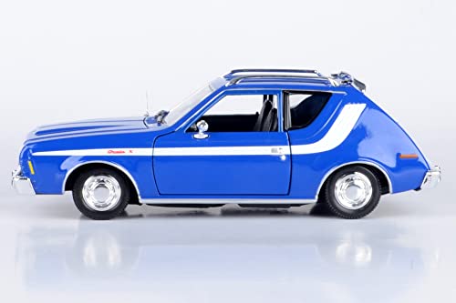 Motormax 1974 AMC Gremlin X 1:24 Scale Diecast Model Forgotten Classics Series 79045 Blue