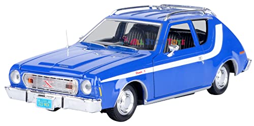 Motormax 1974 AMC Gremlin X 1:24 Scale Diecast Model Forgotten Classics Series 79045 Blue