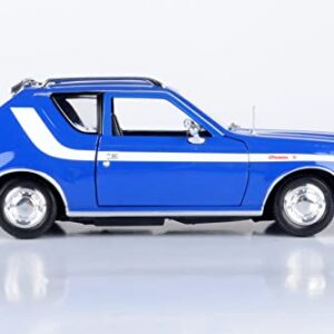 Motormax 1974 AMC Gremlin X 1:24 Scale Diecast Model Forgotten Classics Series 79045 Blue