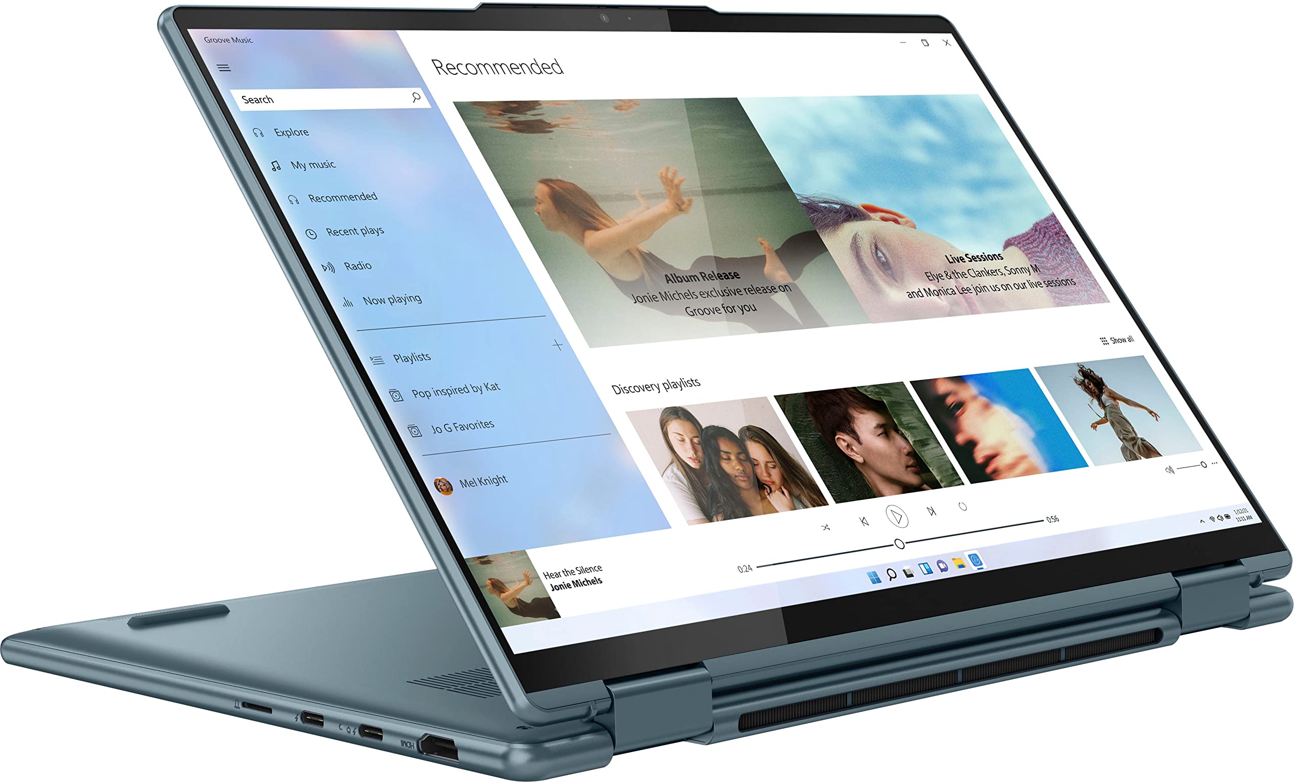 LENOVO Yoga 7i 2-in-1 Laptop 2022, 14" 2.2K Touchscreen, Intel EVO Platform, 12th Core i7-1255U, Iris Xe Graphics, 16GB RAM 512GB SSD, WI-FI 6E Thunderbolt 4 Backlit KB, Windows 11 Pro, COU 32GB USB