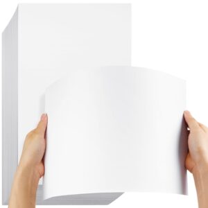 fainne 200 sheets 8.5 x 14 heavyweight blank cover card stock 250gsm 90lb cover thick card stock legal size printable cardstock paper for arts crafts brochures menus posters (white)