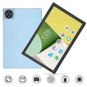 Pomya 10.1 Inch Tablet, 1960x1080 FHD IPS 5G WiFi Tablet for Android12, 8GB RAM 256GB ROM, Support Fast Charging, Octa Core Calling Tablet with 8MP 16MP Camera for Daily Life