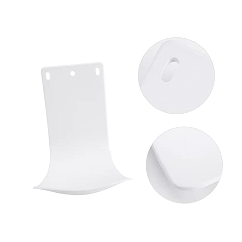 GARVALON 2Pcs Plastic Water Tray soap Dispenser drip Catcher drip pan for Washing Machine soap Dispenser Wall Mount Wall Mount soap Dispenser Bracket drip Tray Toilet abs White soap Holder