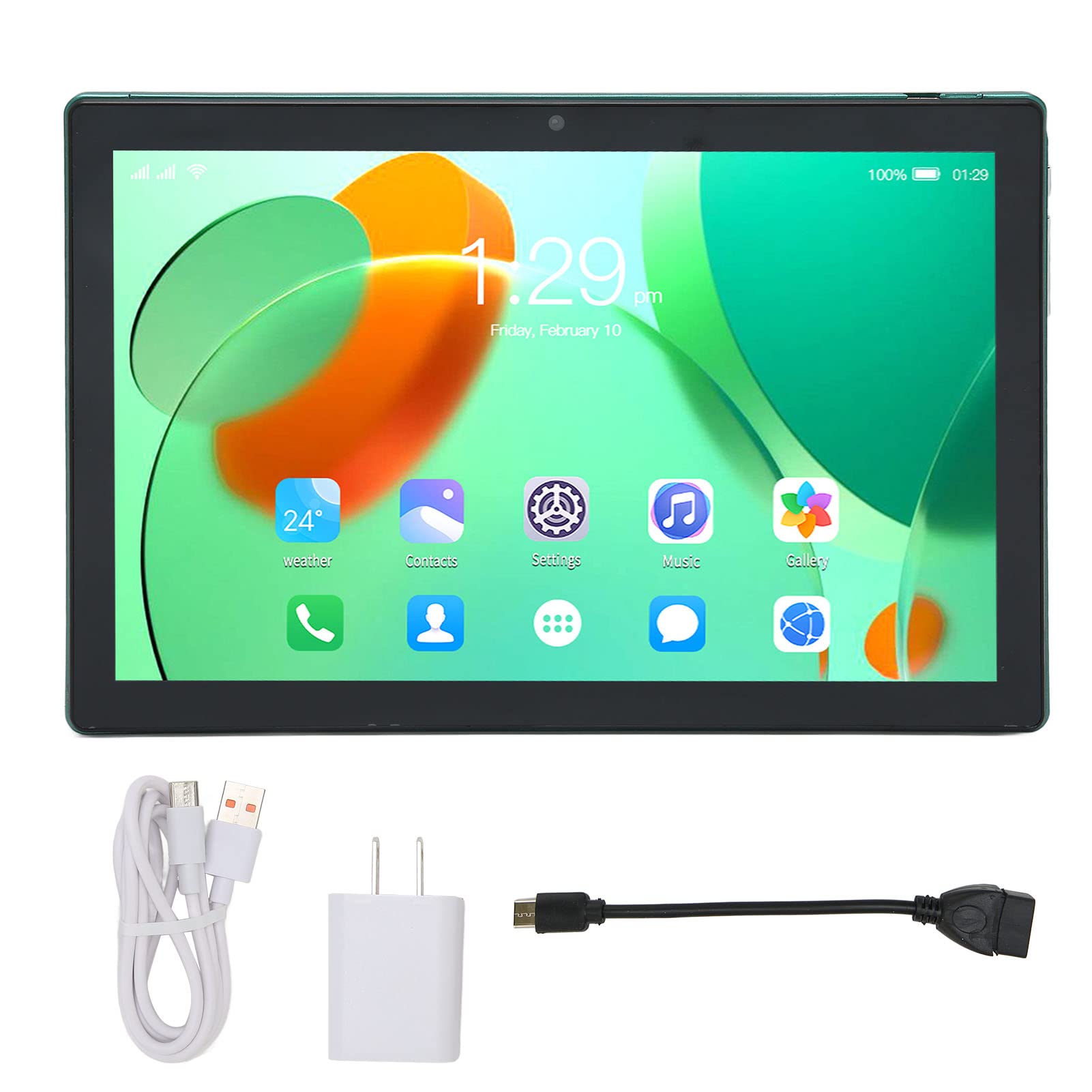 Pomya 10.1 Inch FHD Tablet, 5G WiFi Tablet for Android12, 8GB RAM 256GB ROM, 4G LTE Calling Tablet with 8MP 16MP Camera, 7000mAh Type C Octa Core Tablet for Daily Use