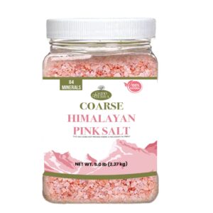 good tierra himalayan pink salt in jar - coarse - 5 lb