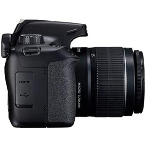 Canon EOS 3000D with Canon 18-55 Lens DSLR Camera, International Version - Black (Renewed)