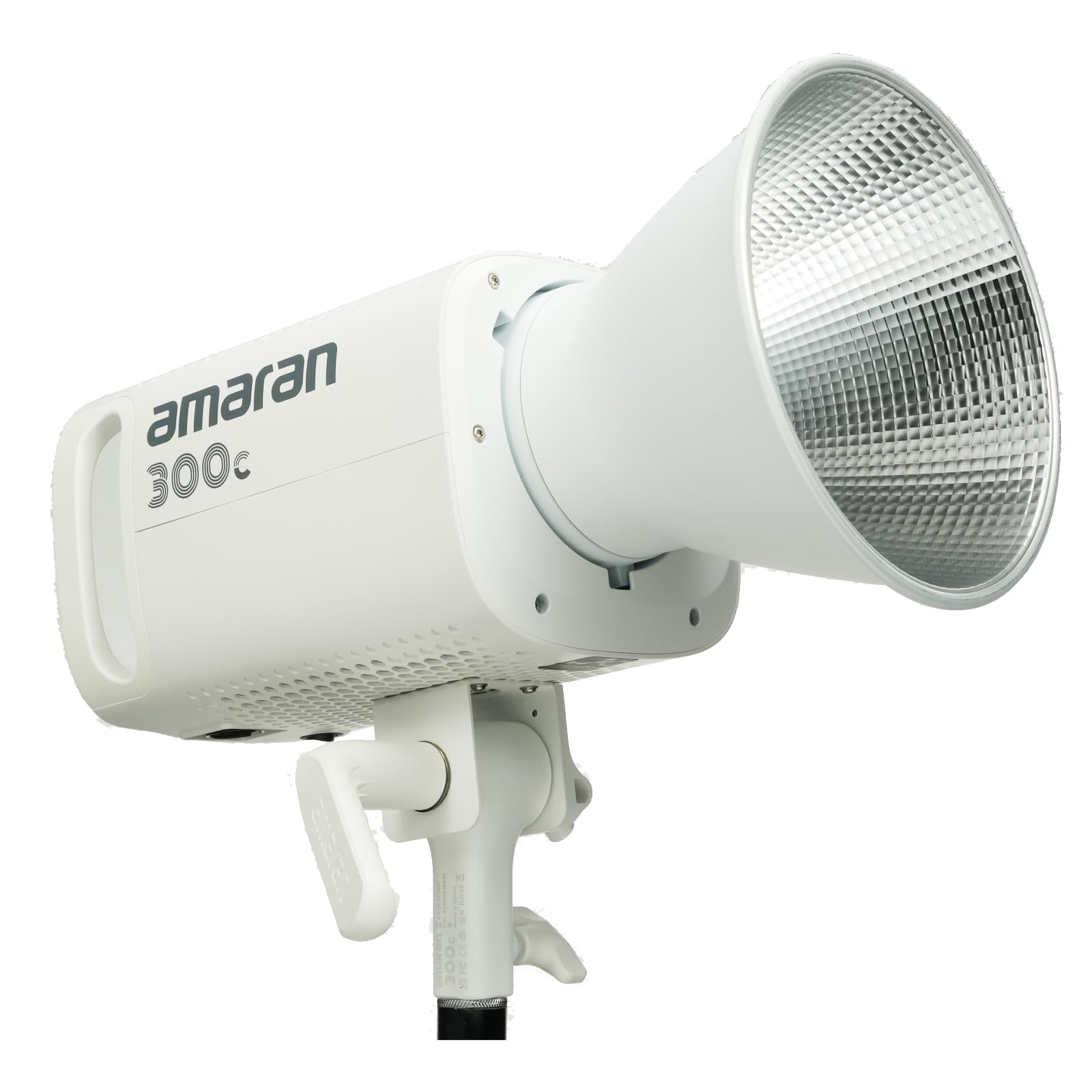 Aputure Amaran 300c RGBWW 300W COB Video Light Bowen Mount,26,580 lux @1m with Hyper Reflector,2,500K to 7,500K CCT with G/M Adjustment,APP Contorl (White)